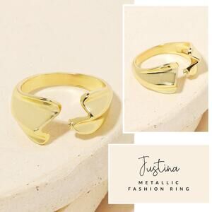 Justina Metallic Fashion Ring